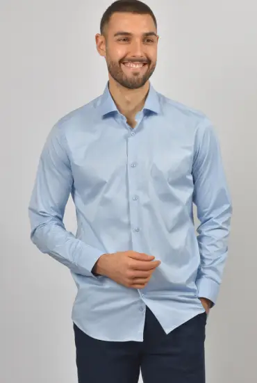 Muska kosulja SLIM FIT PLAVA