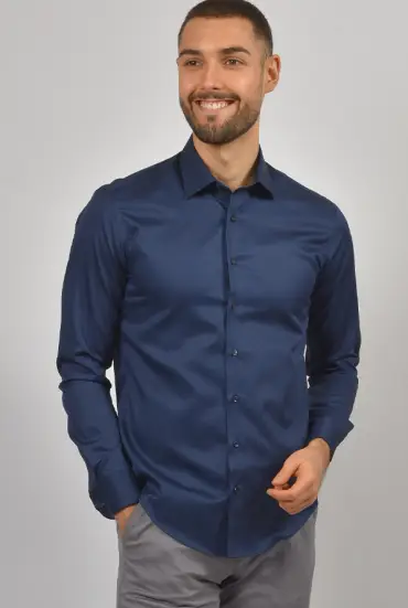 Muska kosulja SLIM FIT NO IRON TEGET